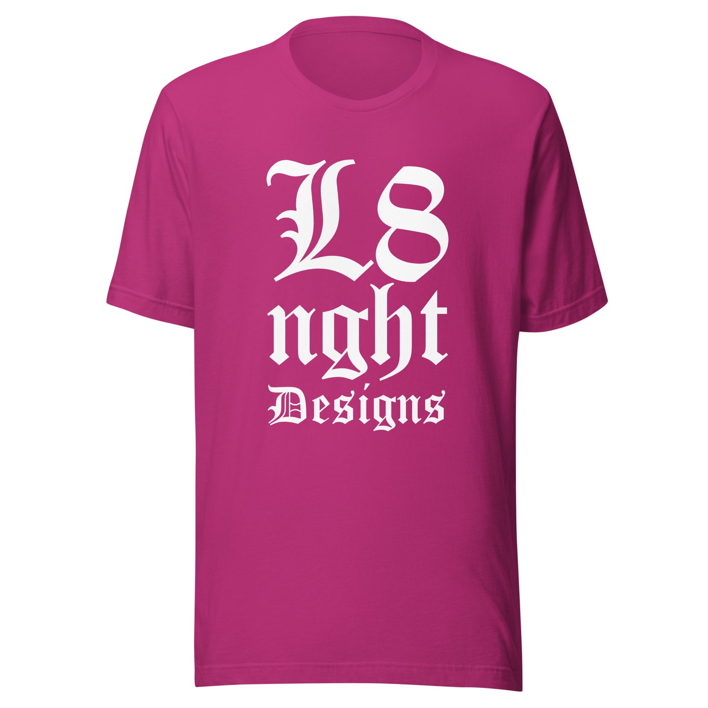 L8NGHT Designs gangster logo Unisex t-shirt