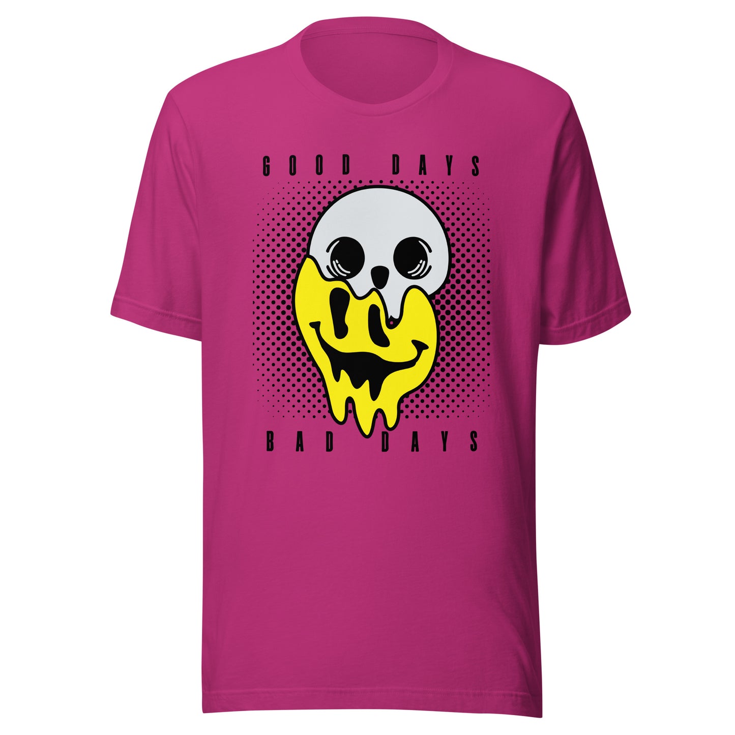 Good Days Bad Days drip emoji Unisex t-shirt