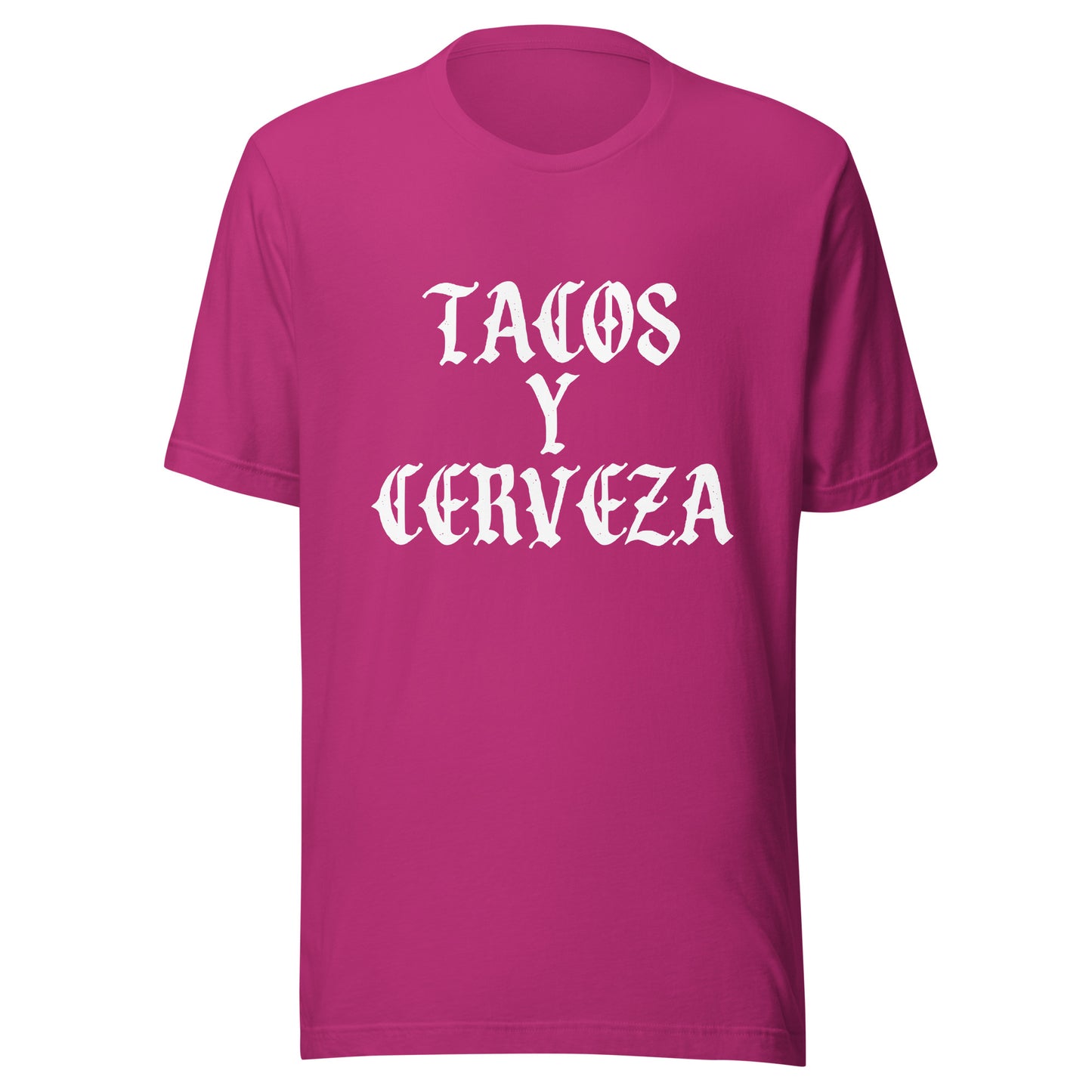 Tacos Y Cerveza Unisex t-shirt