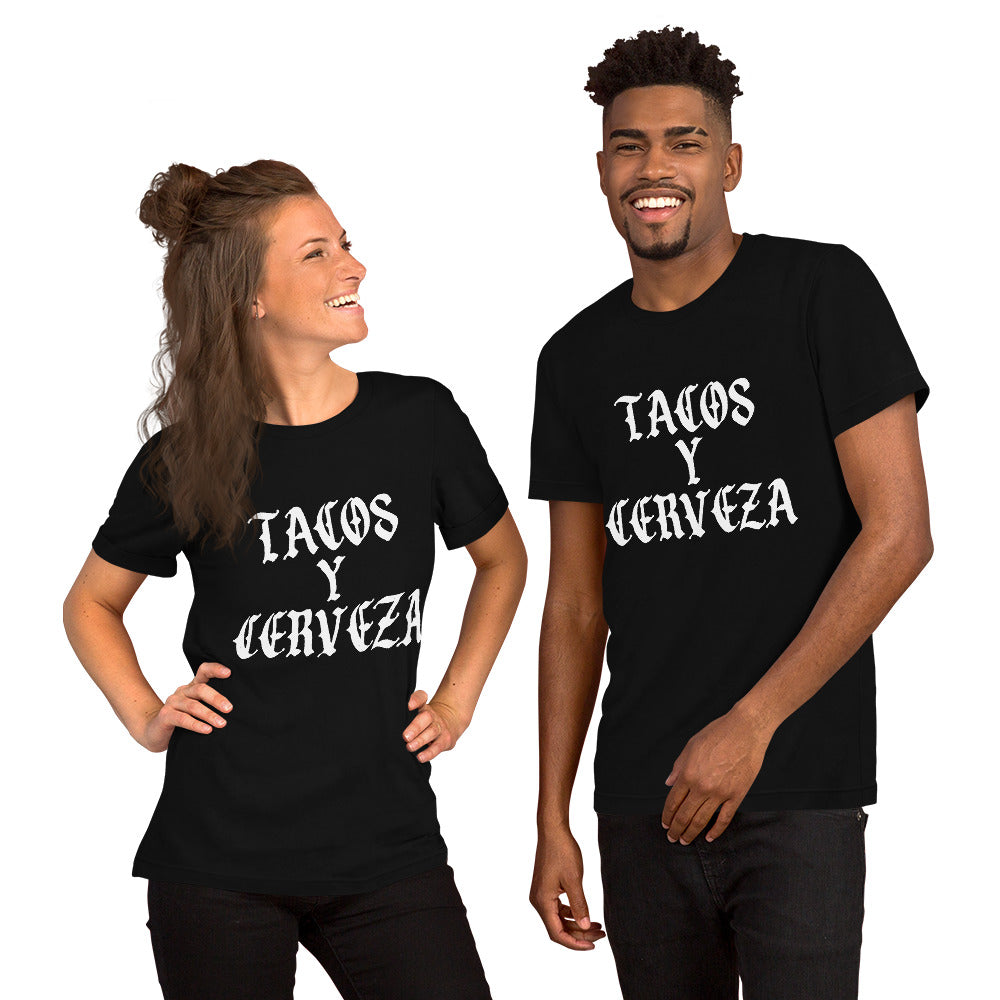 Tacos Y Cerveza Unisex t-shirt