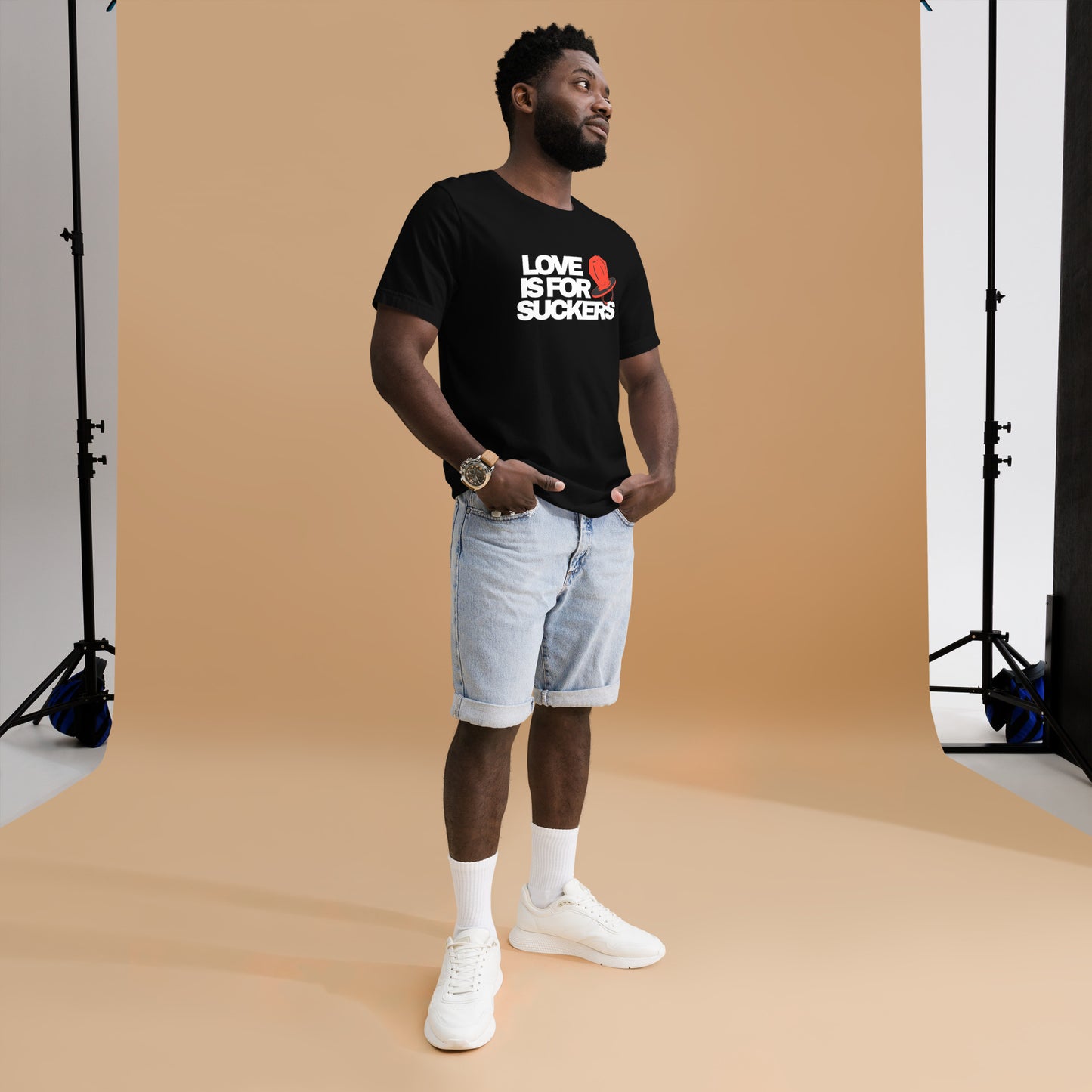 LOVE IS FOR SUCKERS Unisex t-shirt