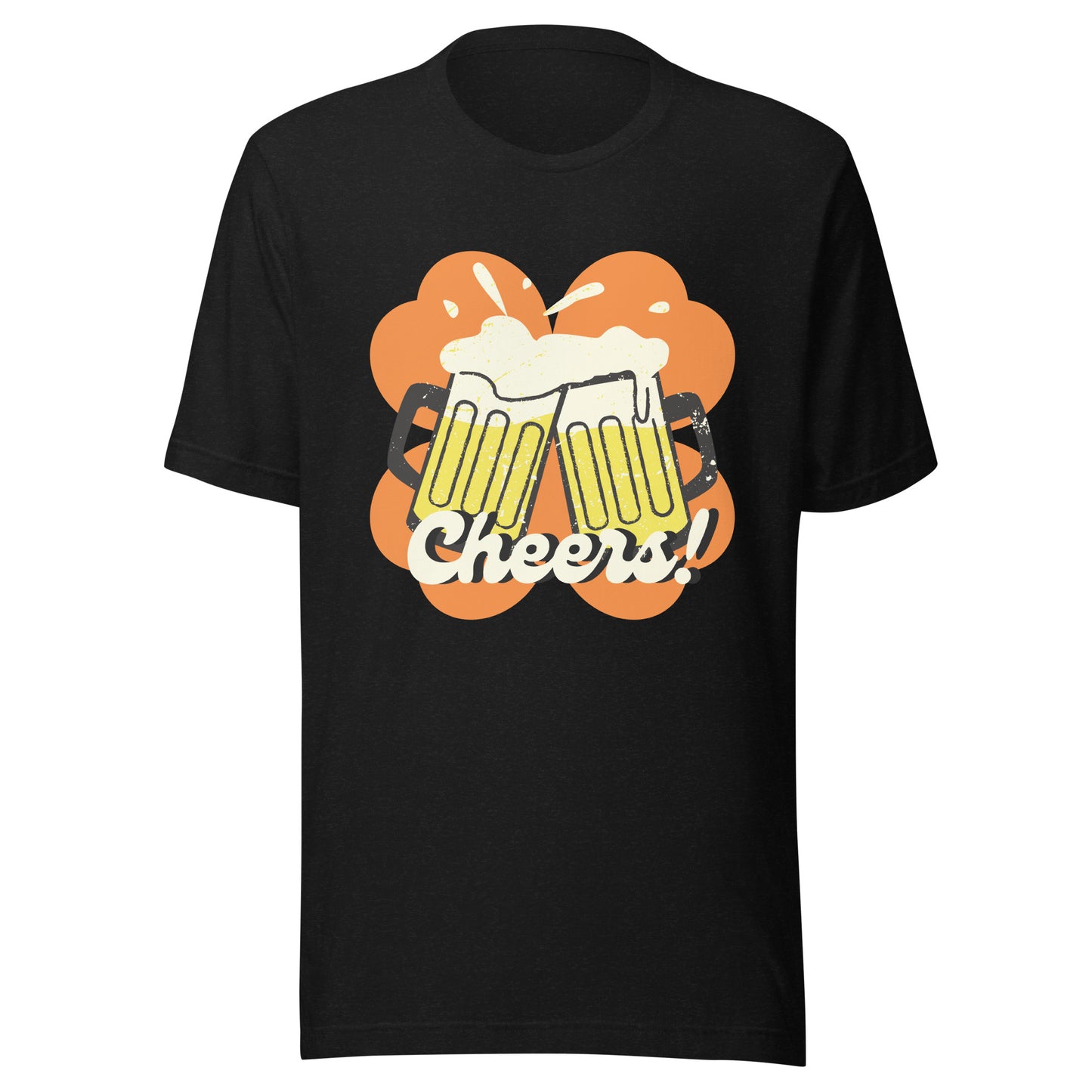 Beer Cheers Lucky Clover Unisex t-shirt