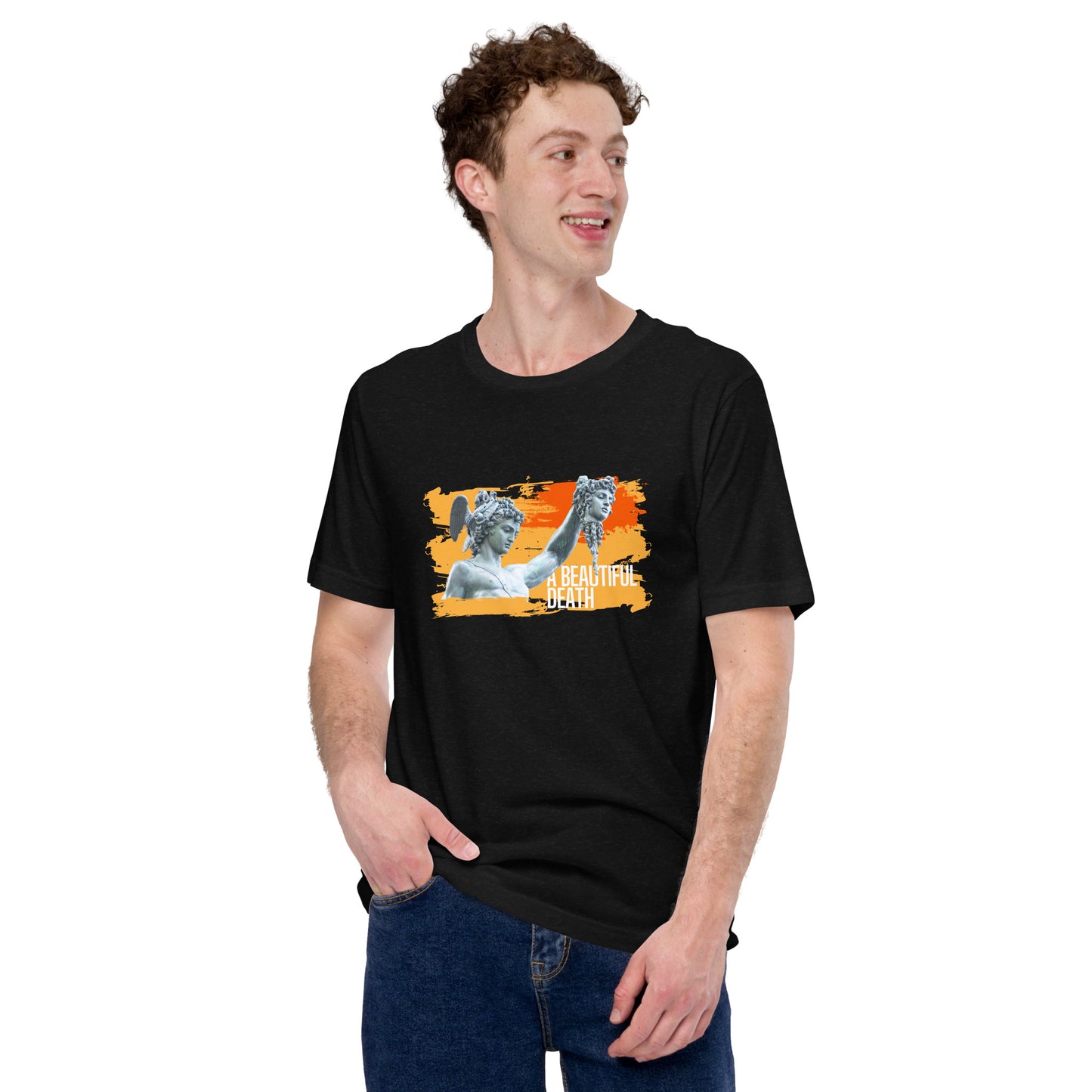 Artwork Painting Beautiful Death Statue Unisex t-shirt