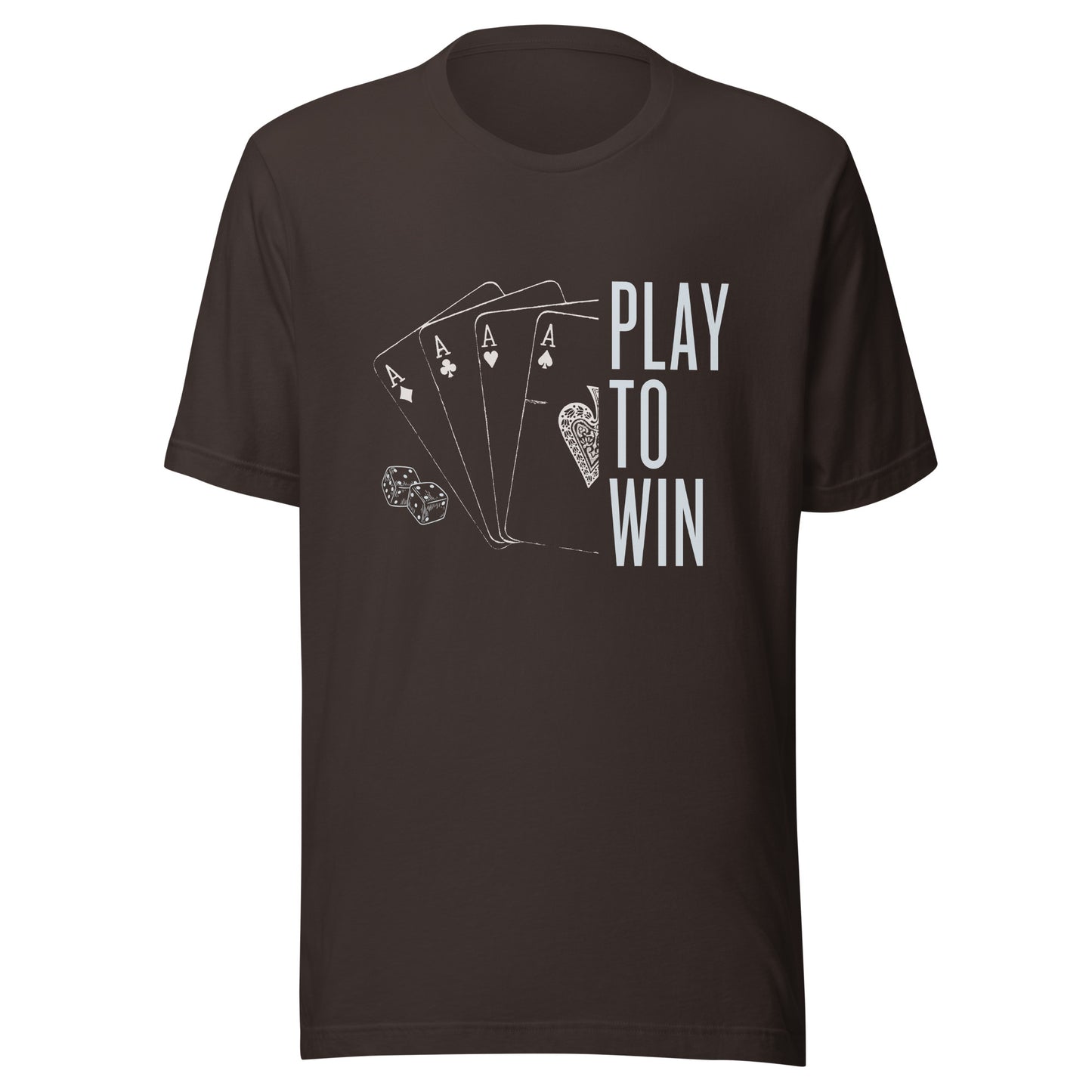 PLAY TO WIN Unisex t-shirt
