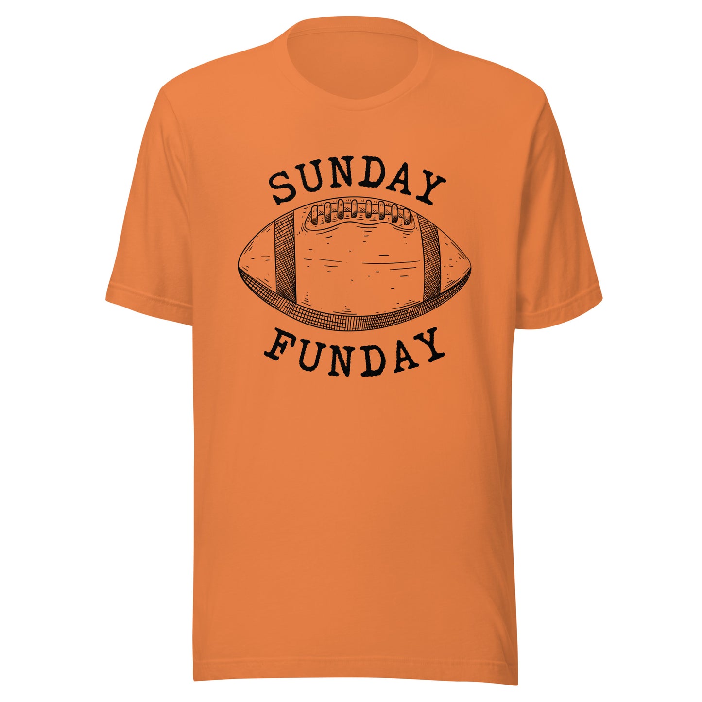 Sunday Funday football Unisex t-shirt
