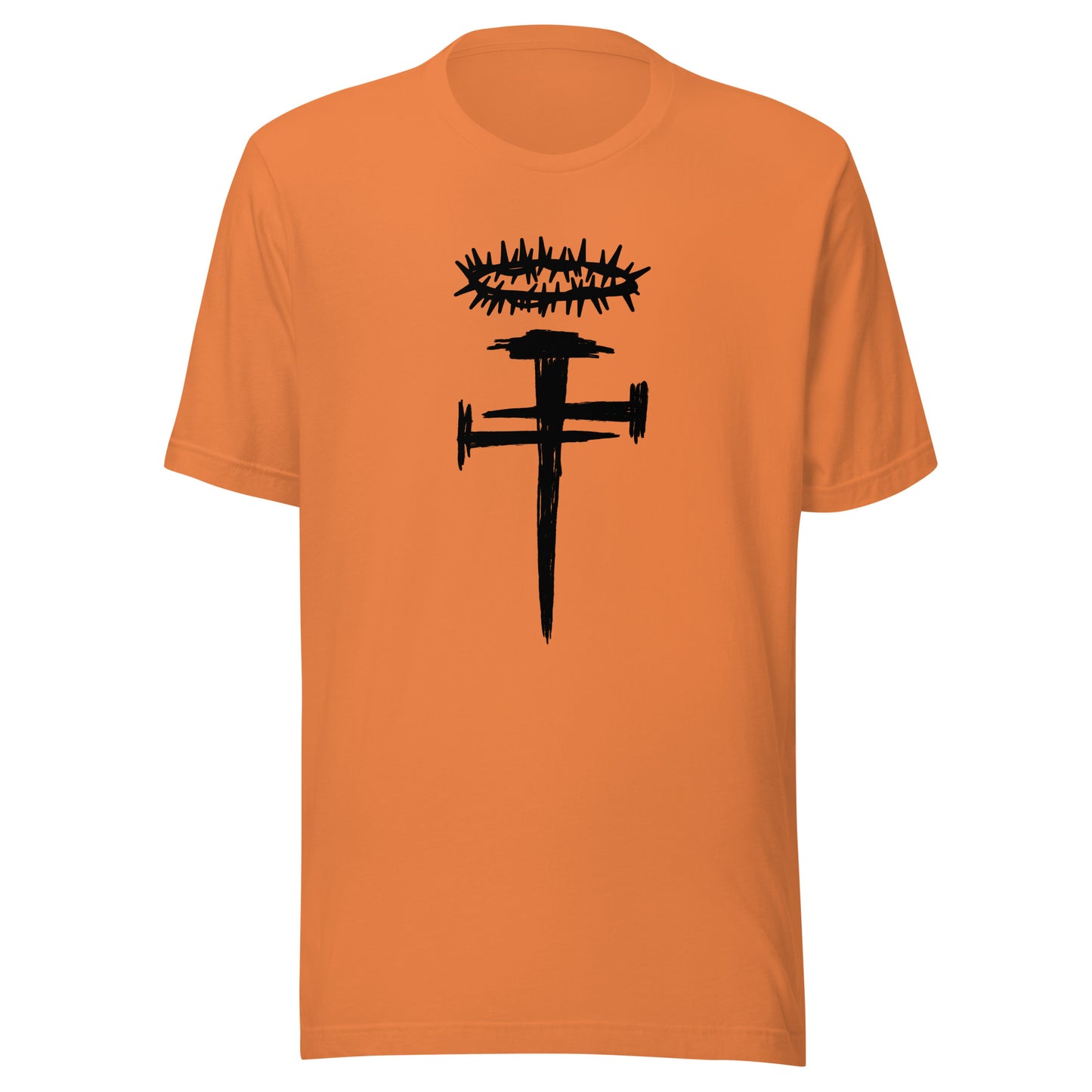 Nail Cross Crown of Thorns Unisex t-shirt