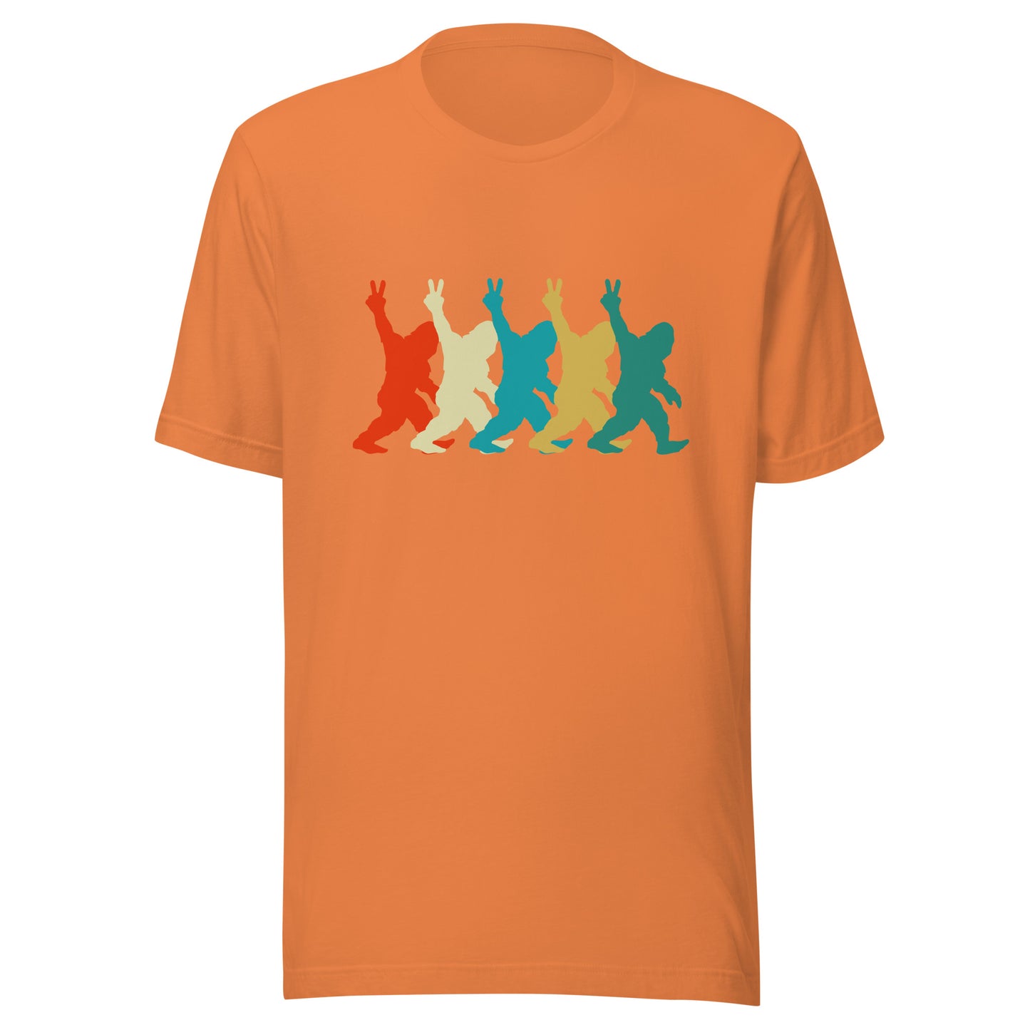 Retro Bigfoot DEUCES Unisex t-shirt