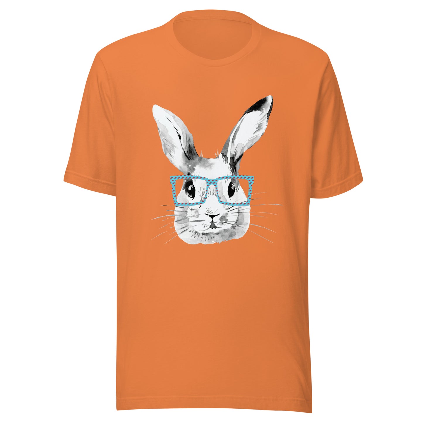 Easter Bunny in glasses Unisex t-shirt