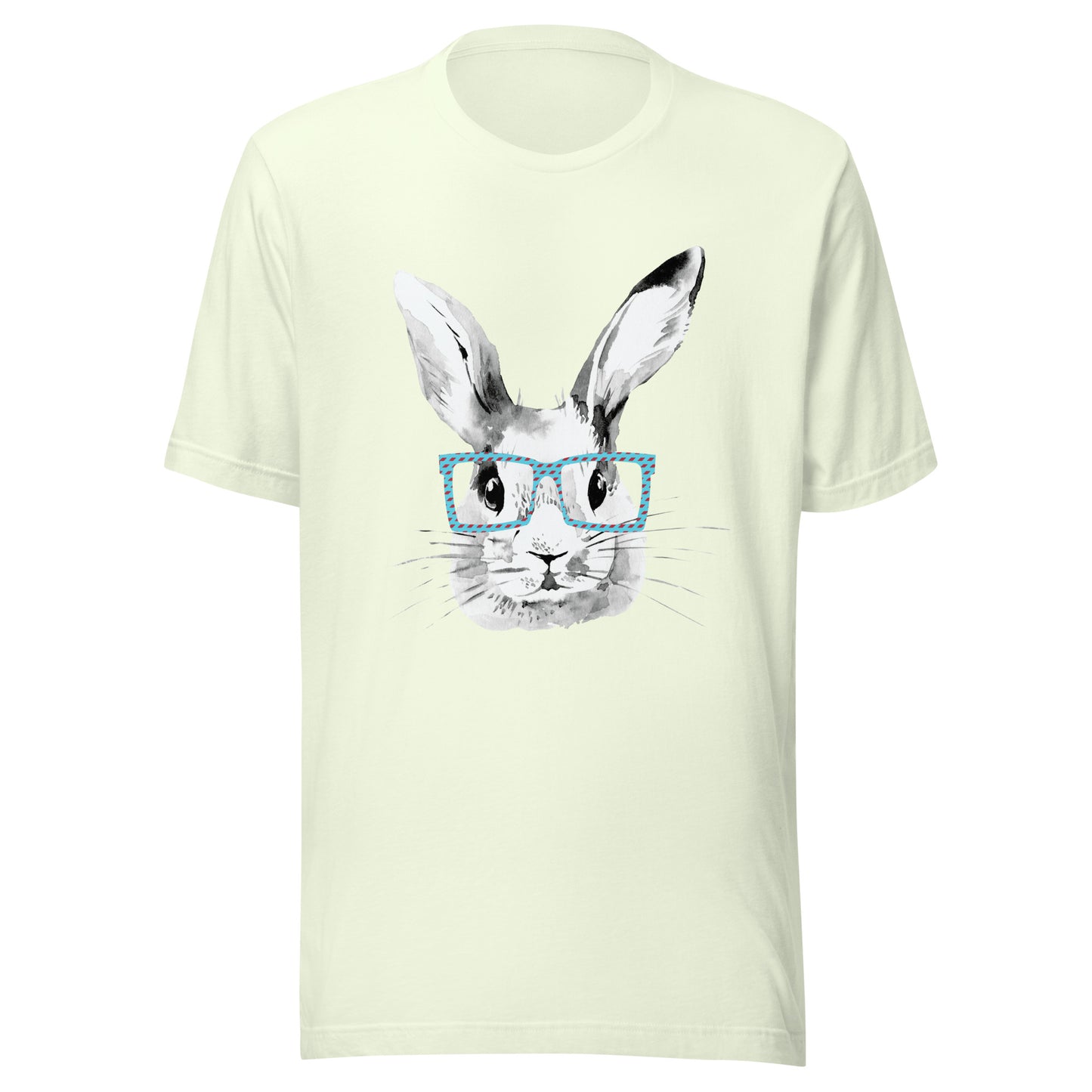 Easter Bunny in glasses Unisex t-shirt