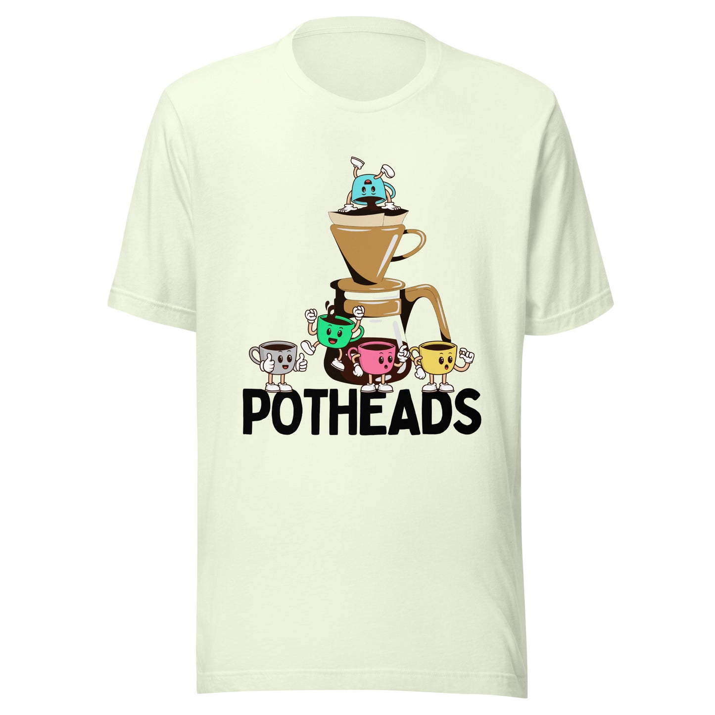 Coffee POTHEADS Unisex t-shirt