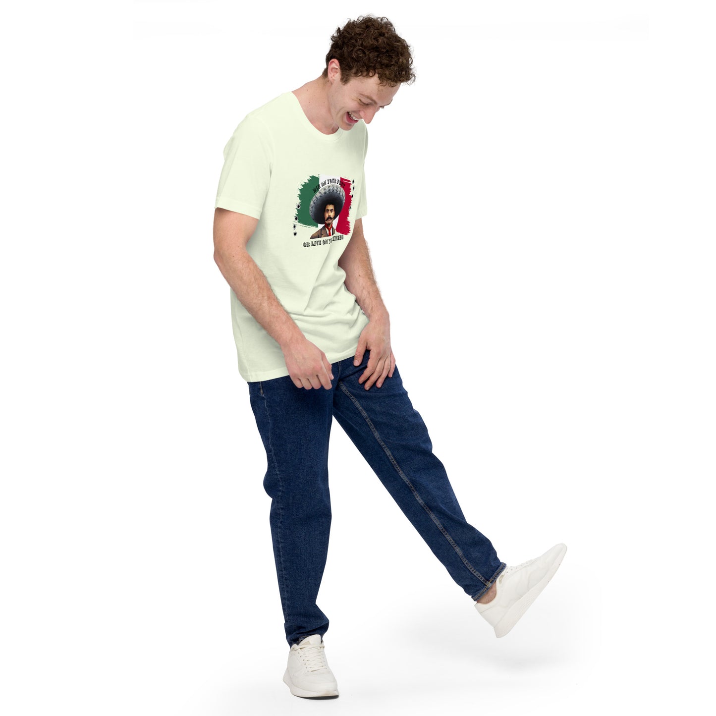 Die On Your Feet or Live On Your Knees Unisex t-shirt