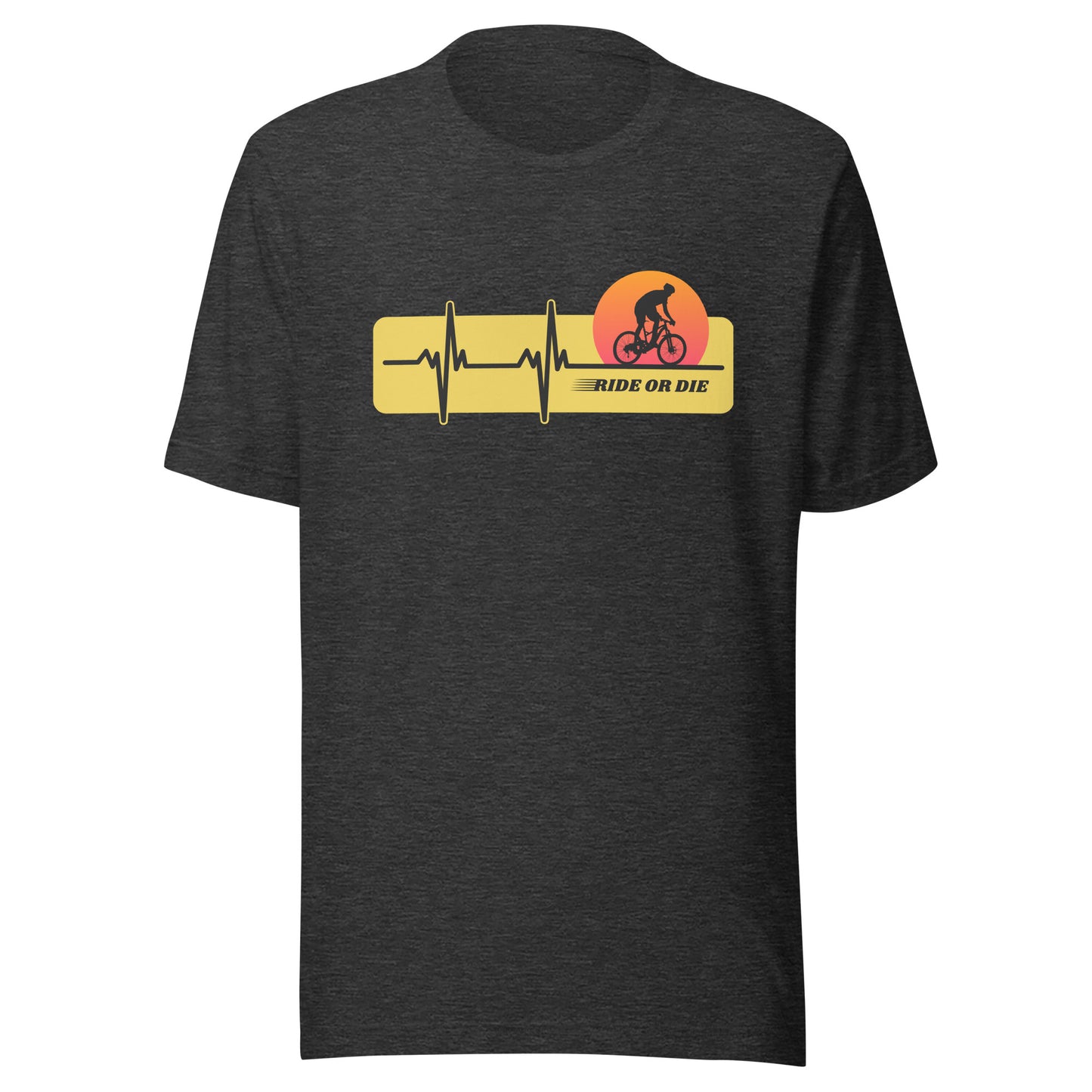 RIDE OR DIE cycling Unisex t-shirt