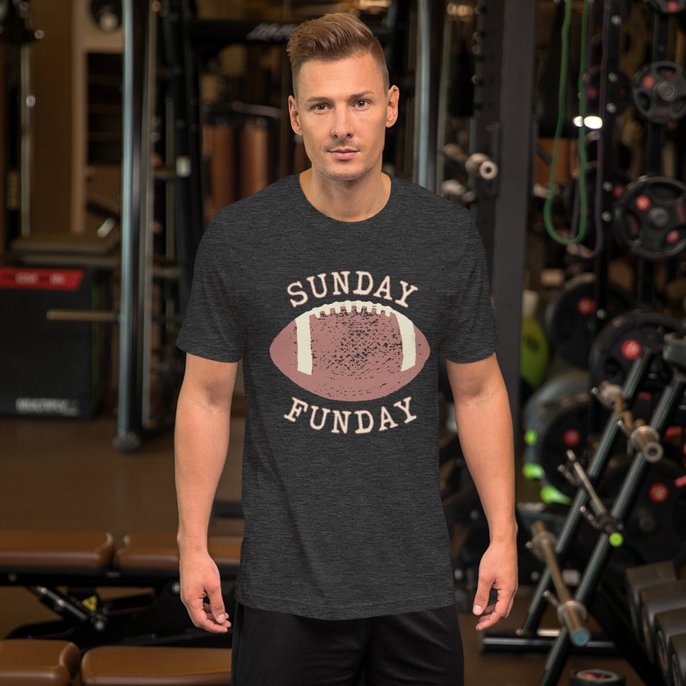 Sunday Funday football Unisex t-shirt