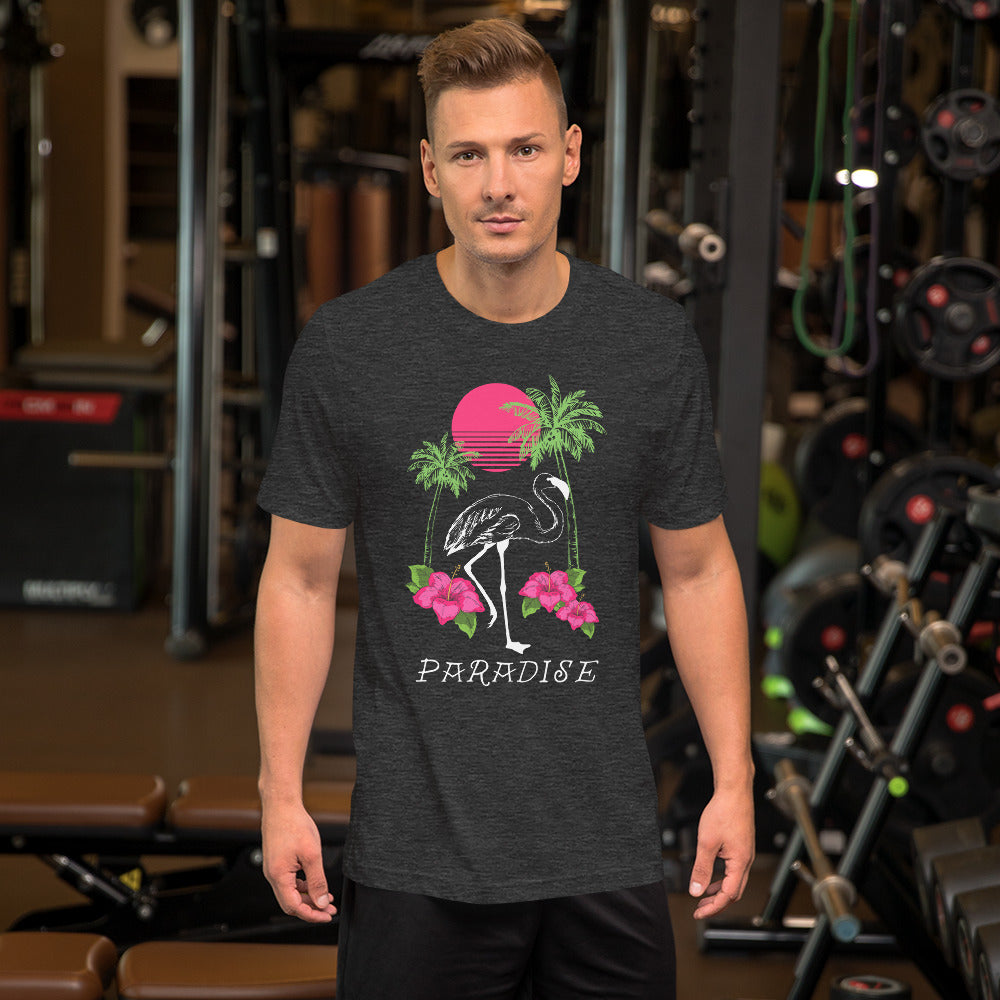 Flamingo Paradise Unisex t-shirt