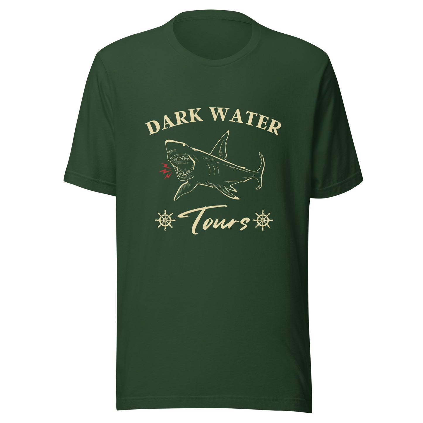 Dark Water Shark Tours Unisex t-shirt