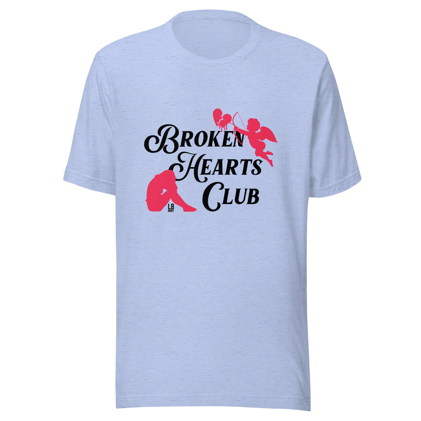 Cupid's "Broken Hearts Club" Unisex t-shirt