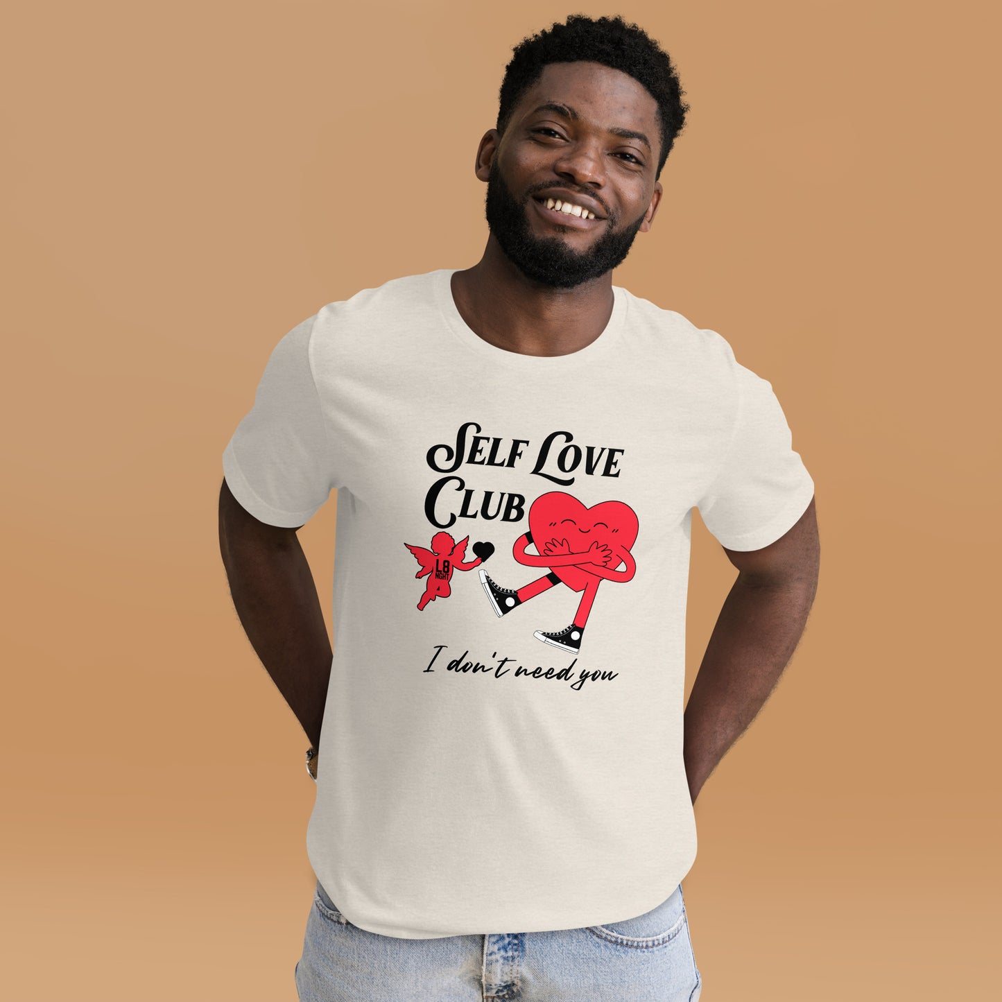 Cupid's Self Love Club Unisex t-shirt