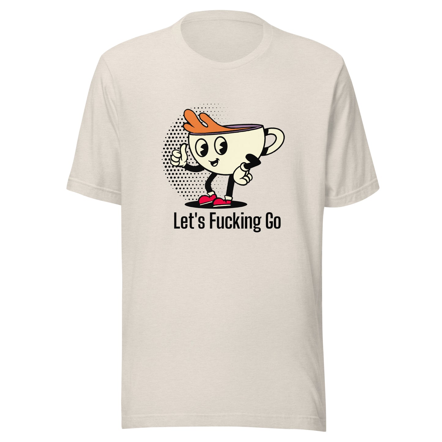 L-F-G let's fucking go coffee lover Unisex t-shirt