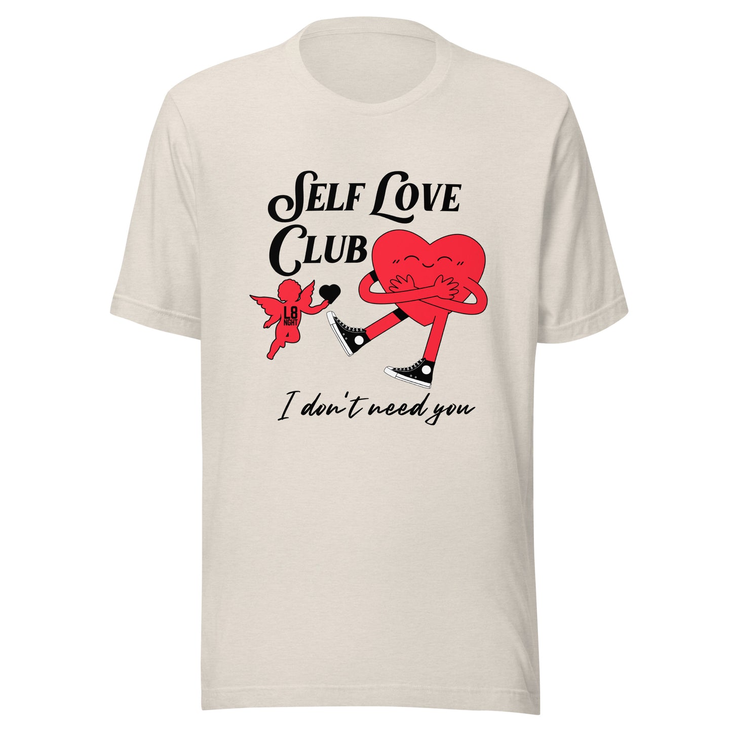 Cupid's Self Love Club Unisex t-shirt