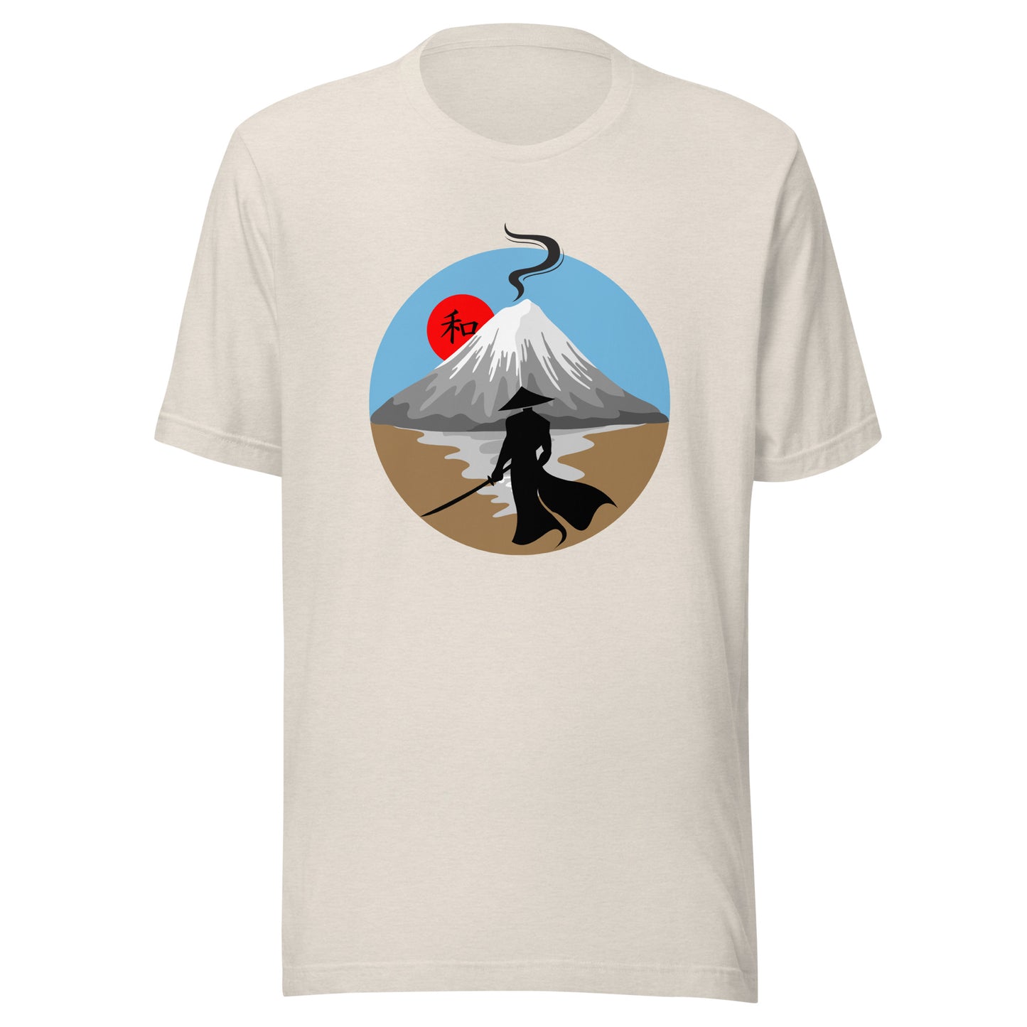 Samurai Warrior Mountain Top Unisex t-shirt