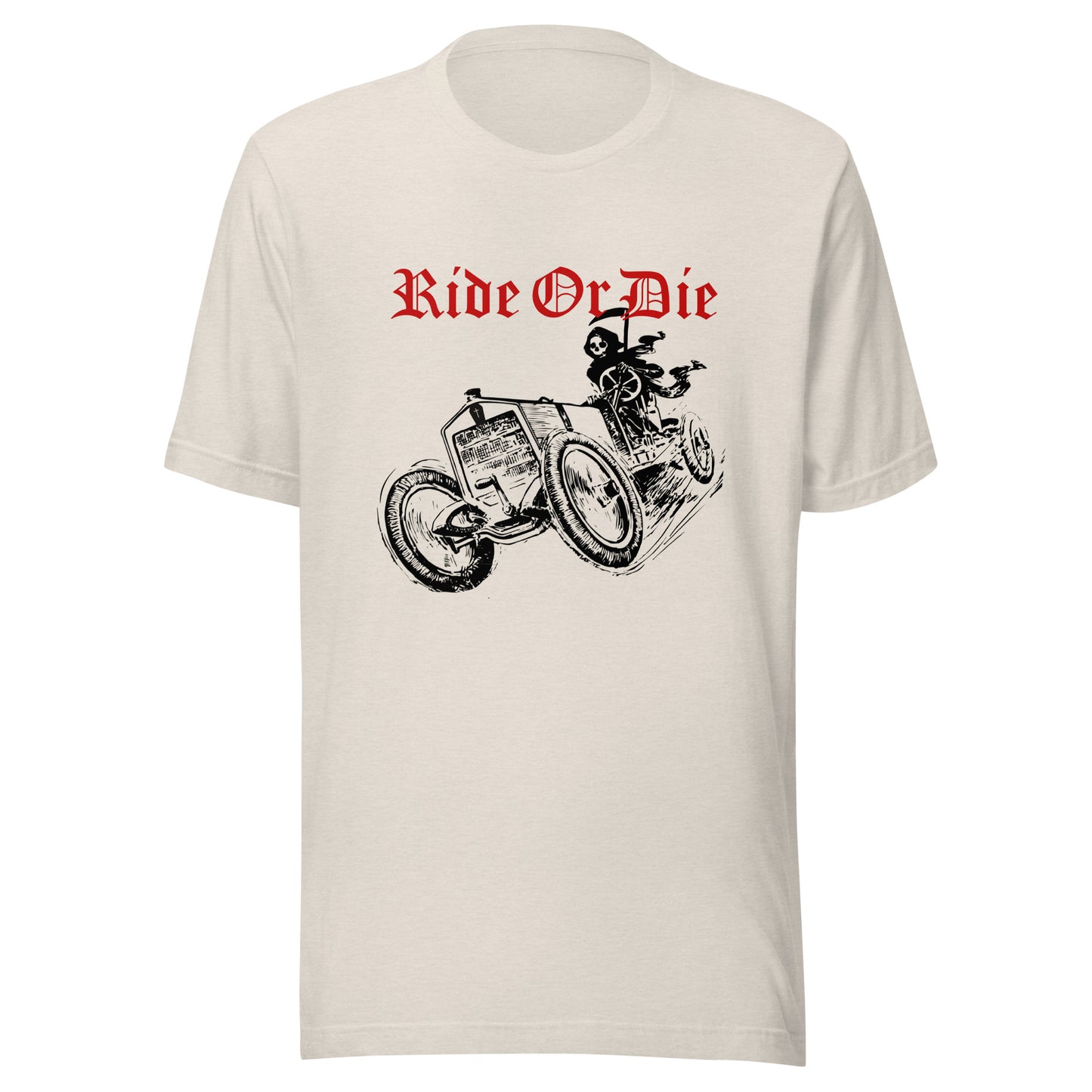 Ride or Die reaper Unisex t-shirt