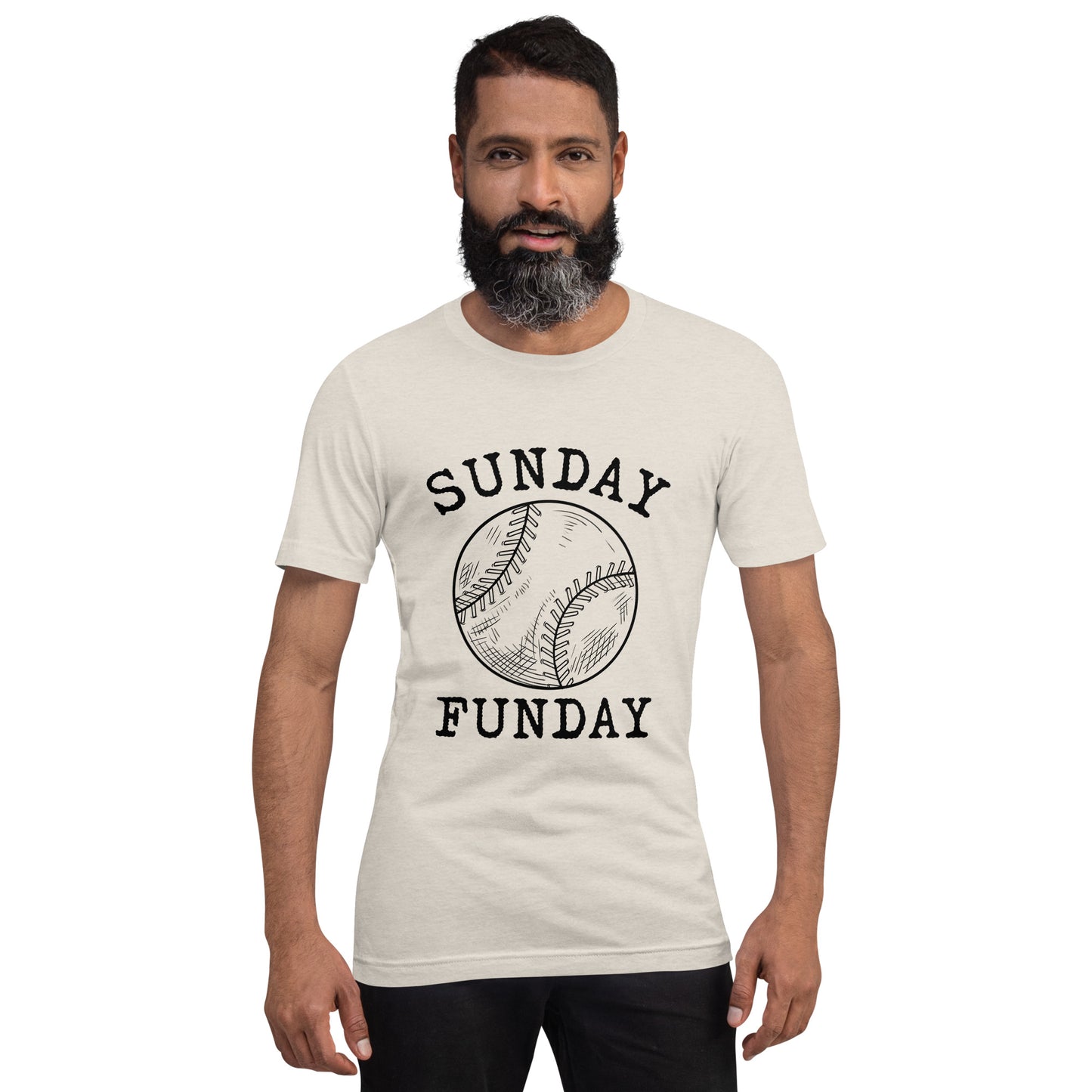 Sunday Funday Baseball Unisex t-shirt