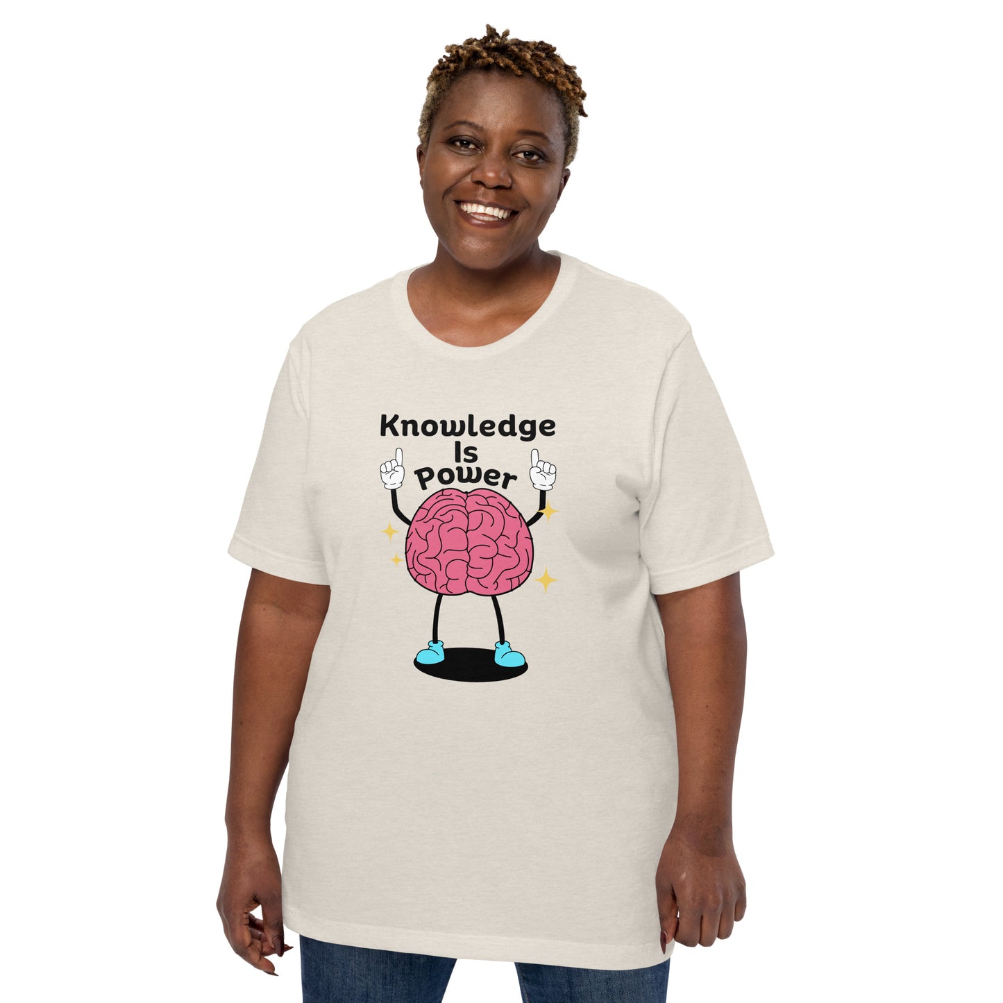 Knowledge is POWER Unisex t-shirt