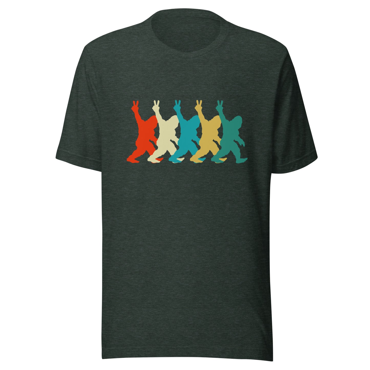 Retro Bigfoot DEUCES Unisex t-shirt