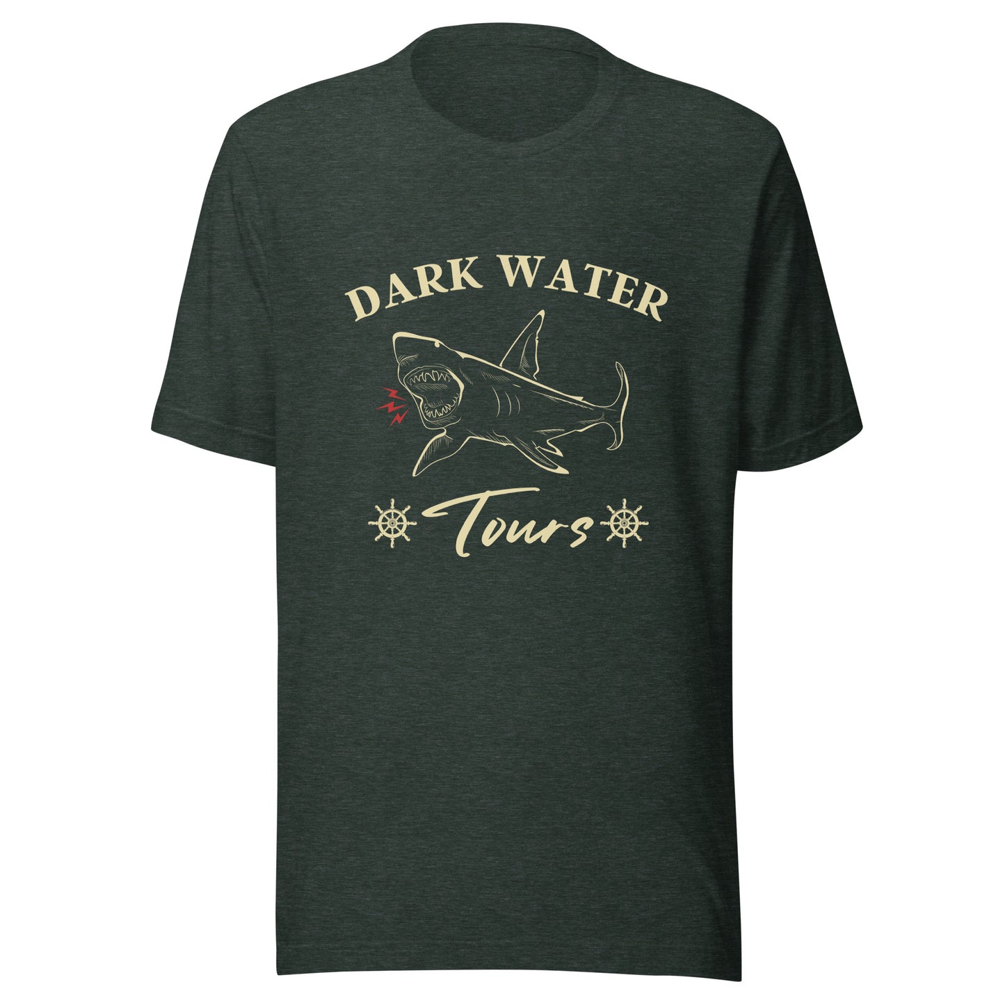 Dark Water Shark Tours Unisex t-shirt