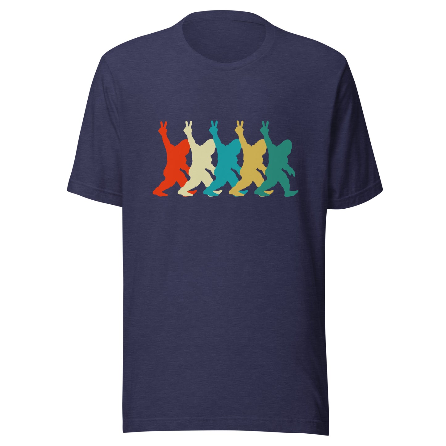 Retro Bigfoot DEUCES Unisex t-shirt