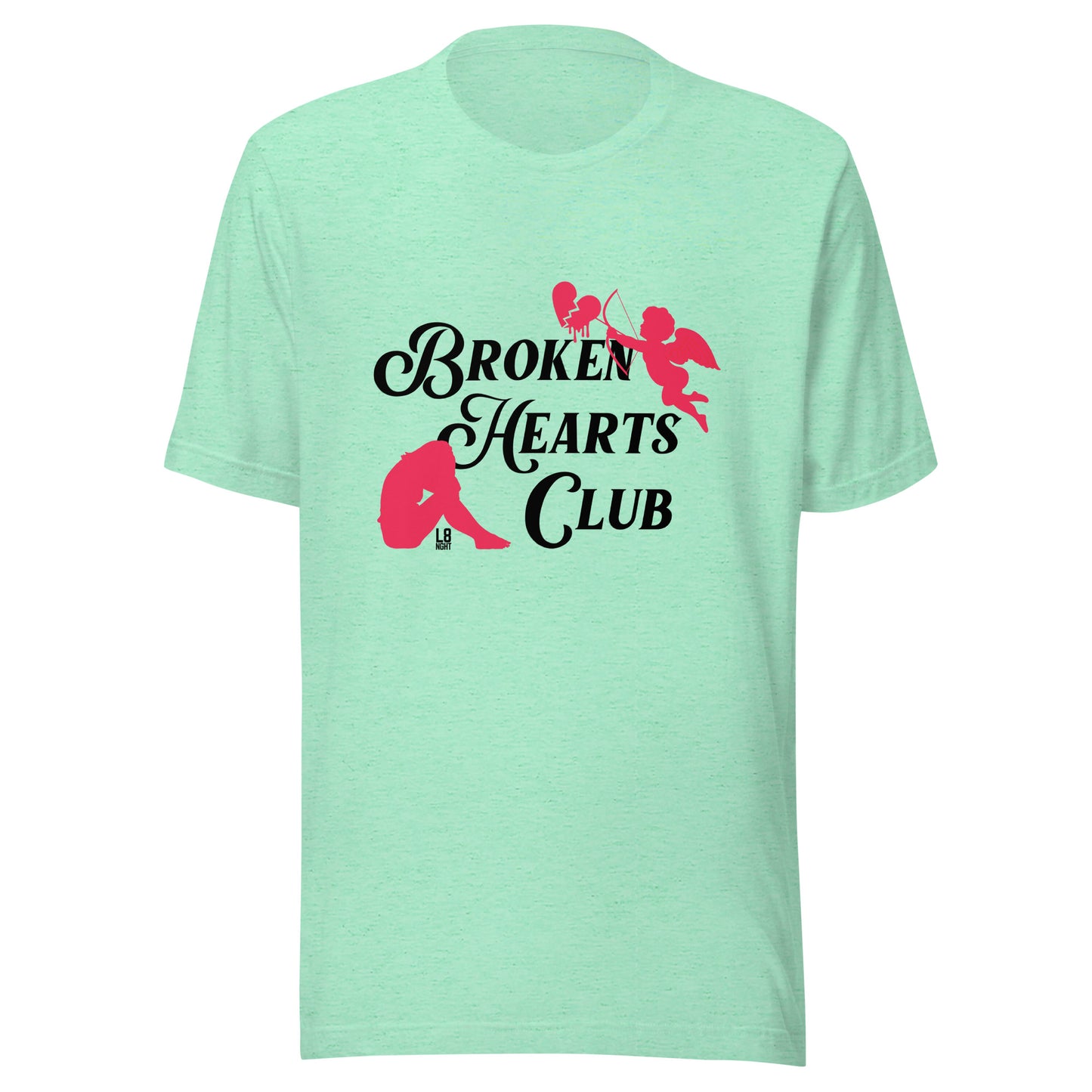 Cupid's "Broken Hearts Club" Unisex t-shirt