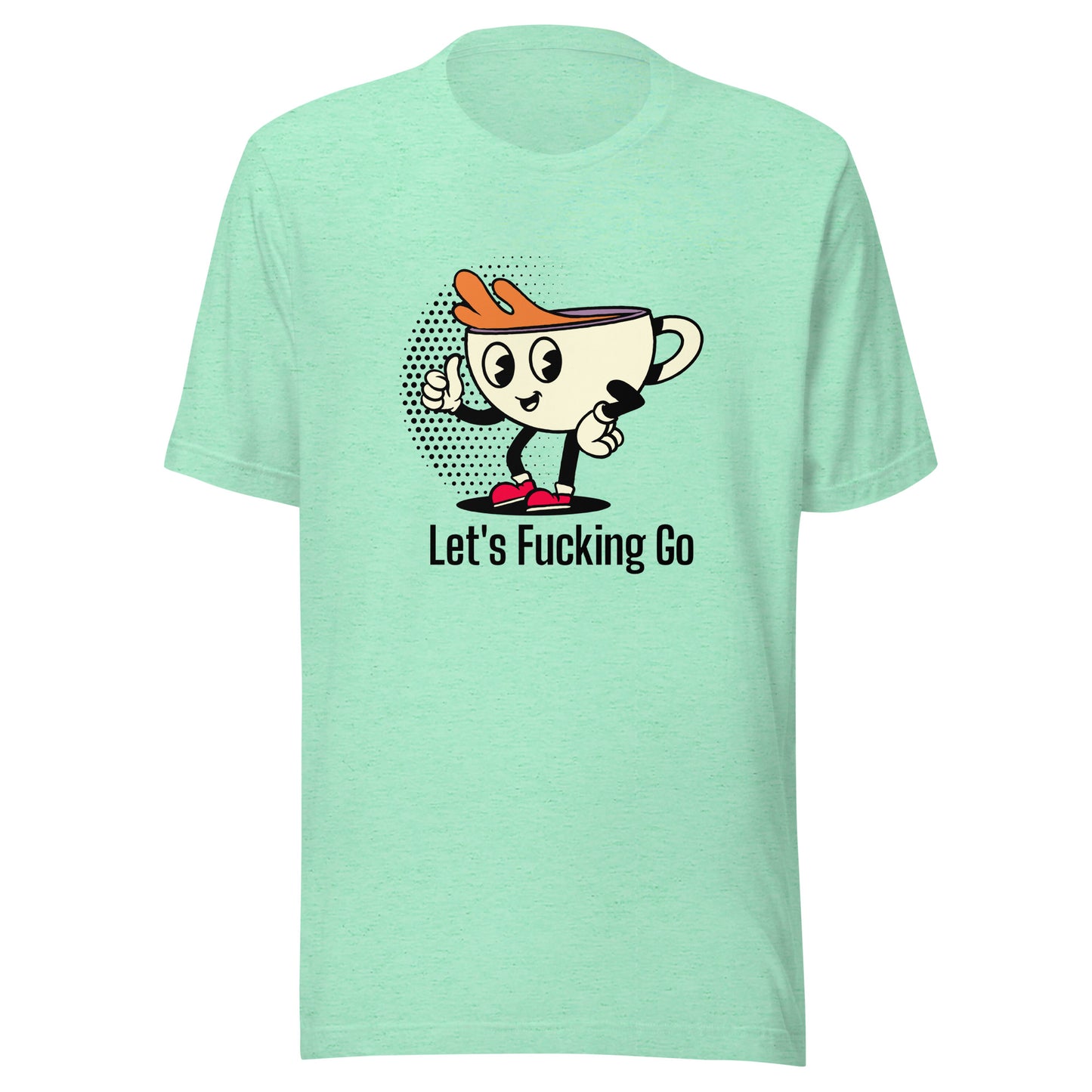 L-F-G let's fucking go coffee lover Unisex t-shirt