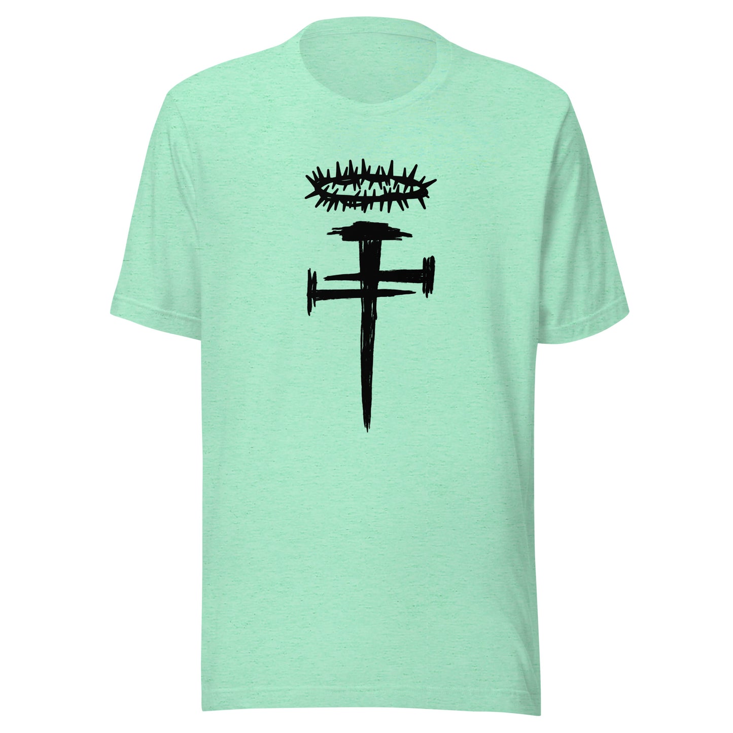 Nail Cross Crown of Thorns Unisex t-shirt