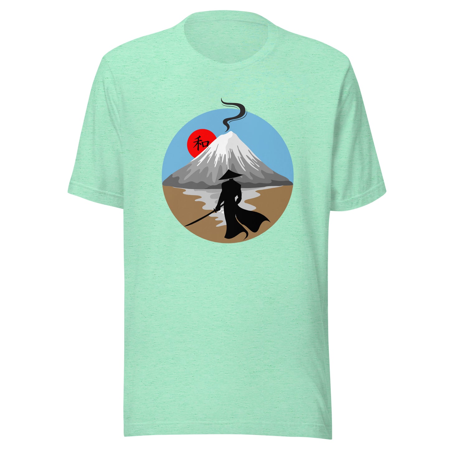 Samurai Warrior Mountain Top Unisex t-shirt