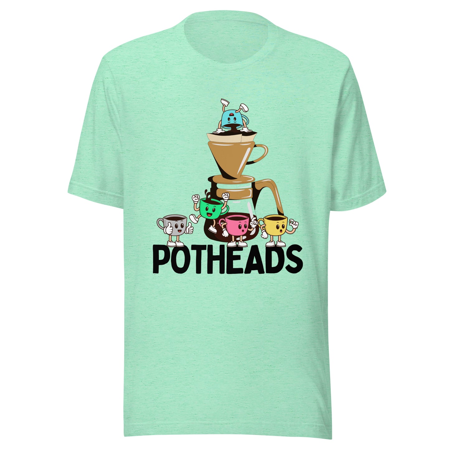 Coffee POTHEADS Unisex t-shirt