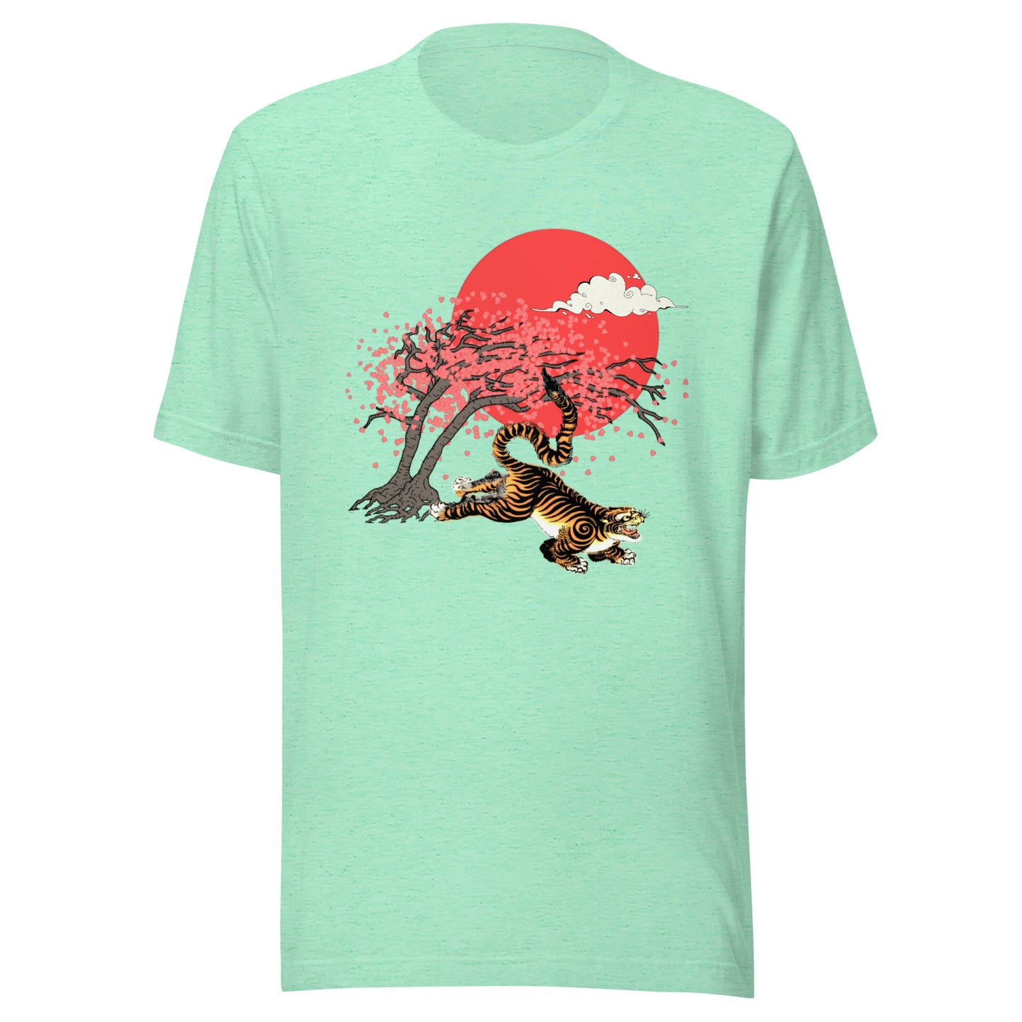 Cherry Blossom Tiger Unisex t-shirt