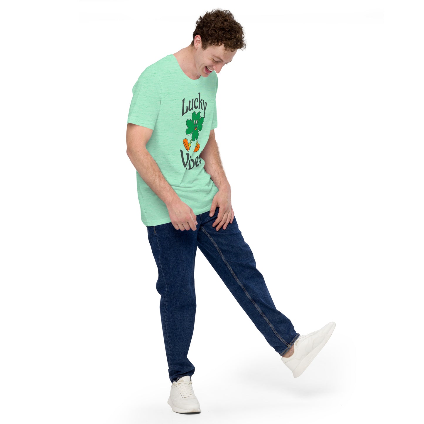 Lucky Vibes Clover Unisex t-shirt