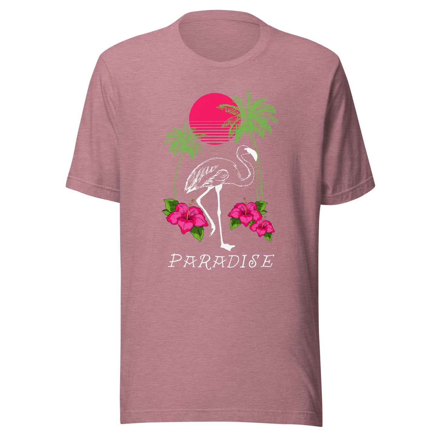 Flamingo Paradise Unisex t-shirt