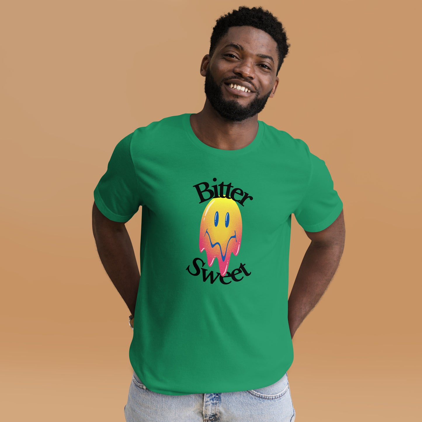 Bitter Sweet Smiley Unisex t-shirt