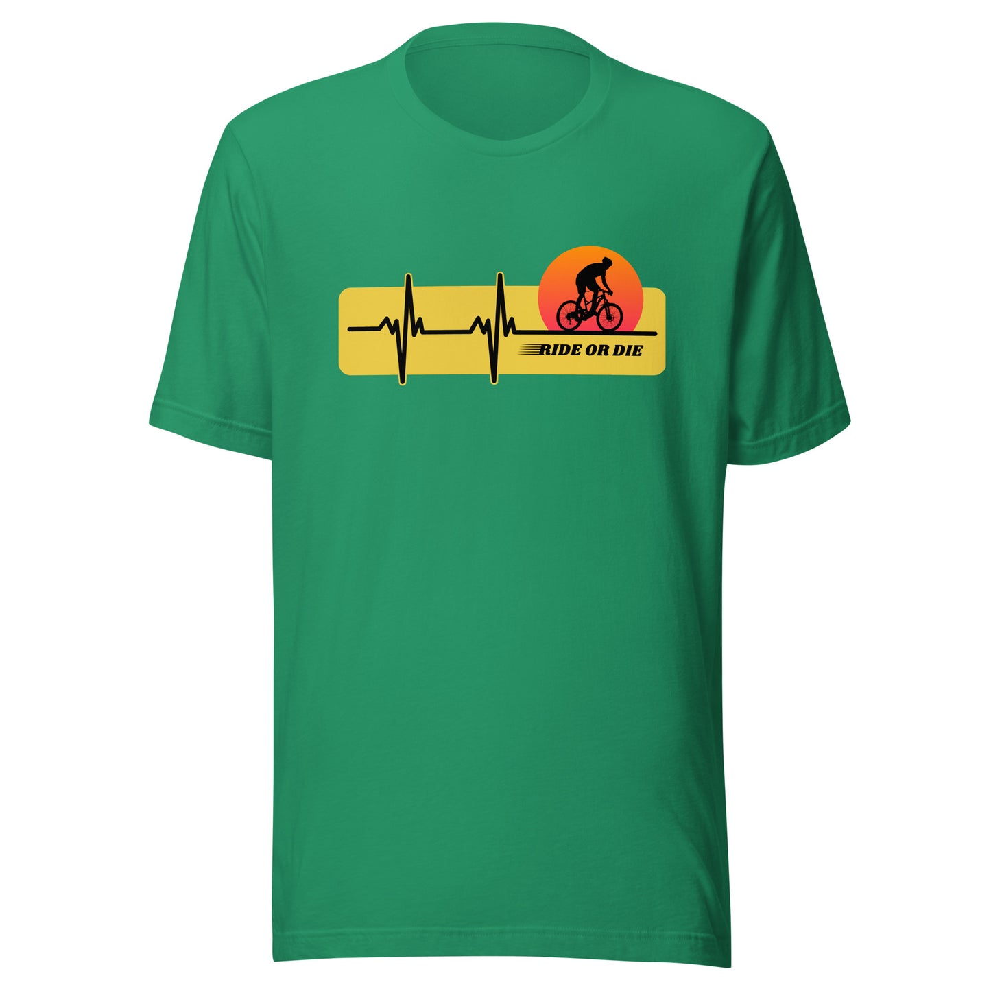 RIDE OR DIE cycling Unisex t-shirt