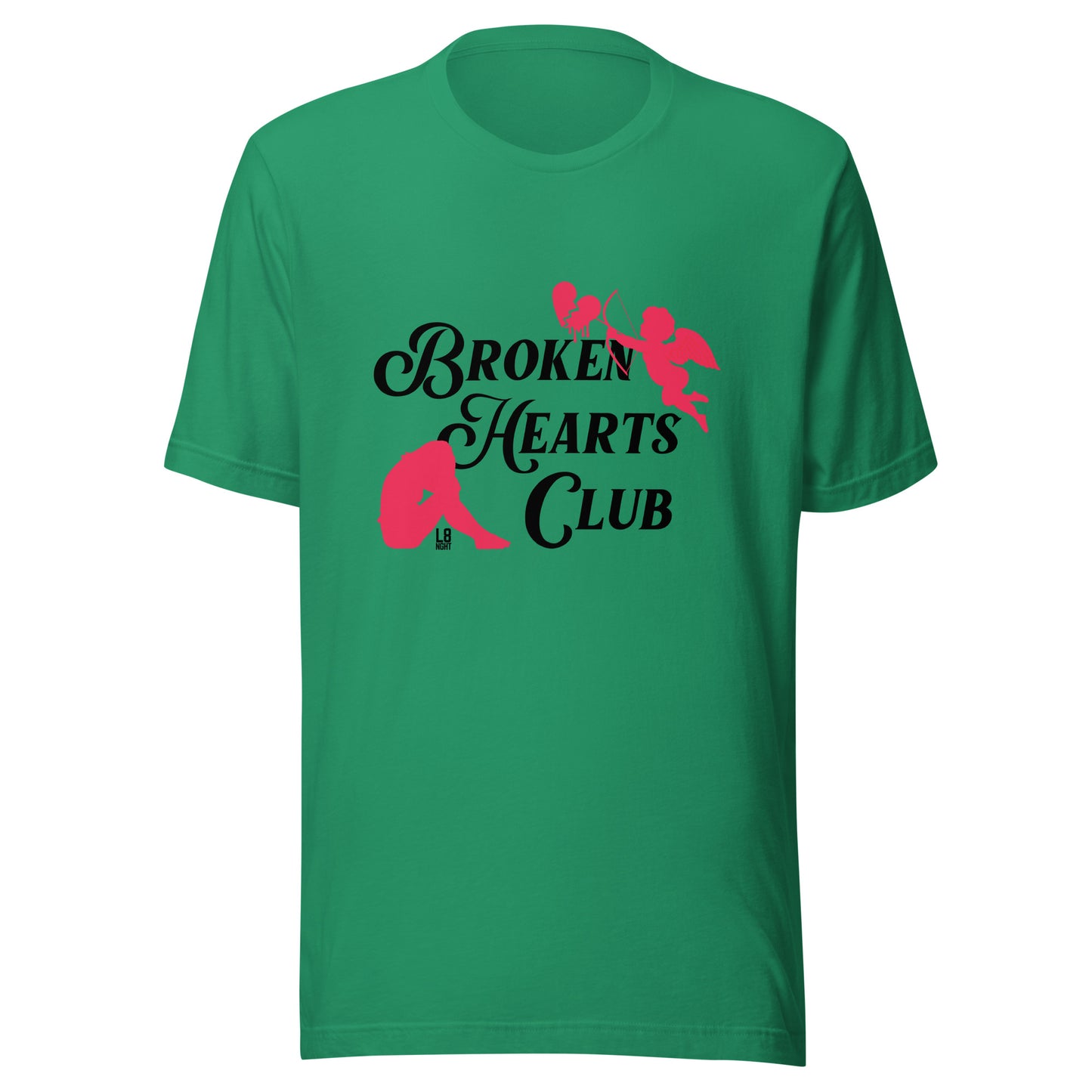 Cupid's "Broken Hearts Club" Unisex t-shirt