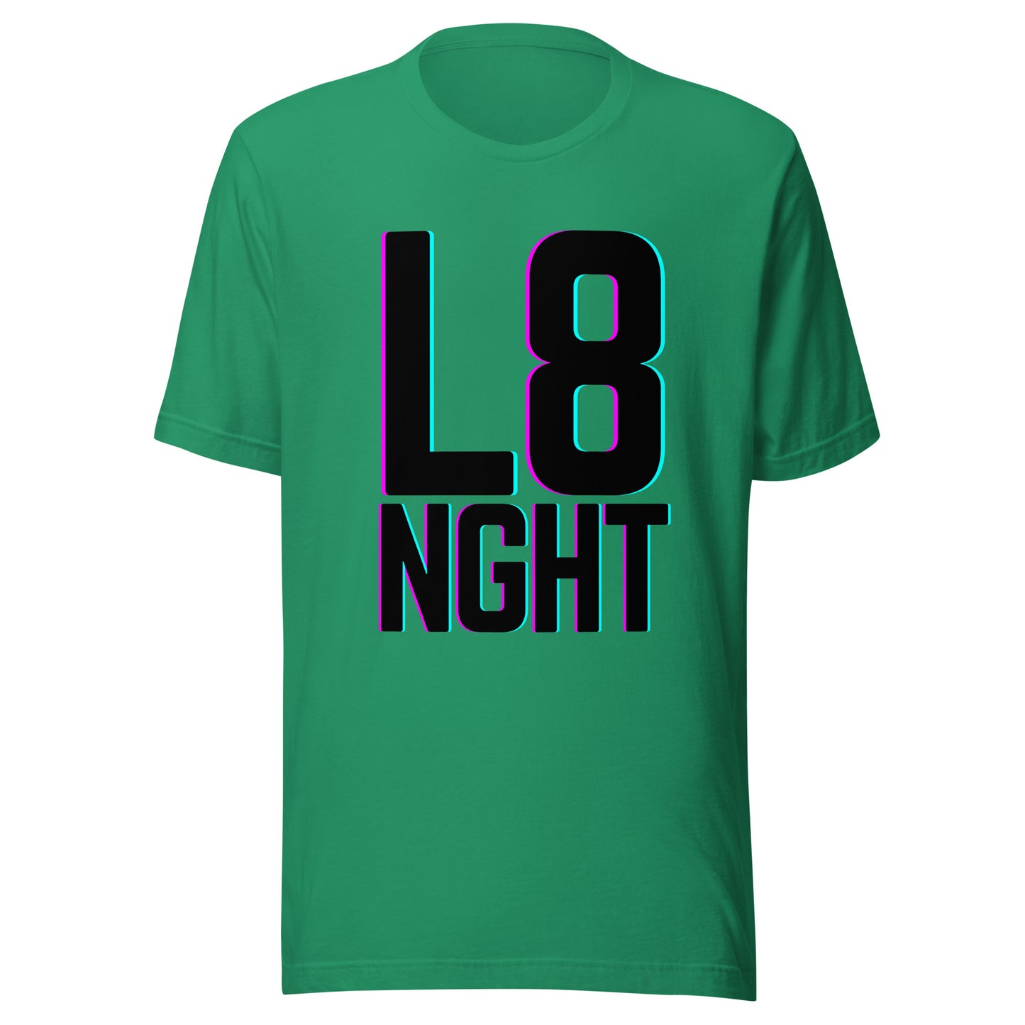 L8NGHT large glitch logo Unisex t-shirt