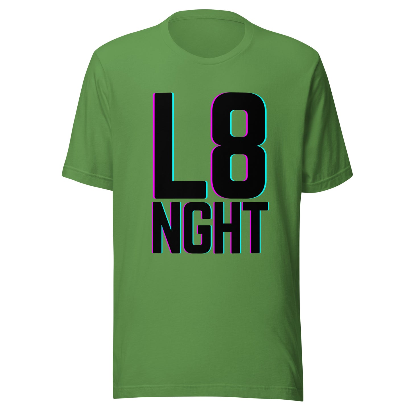 L8NGHT large glitch logo Unisex t-shirt