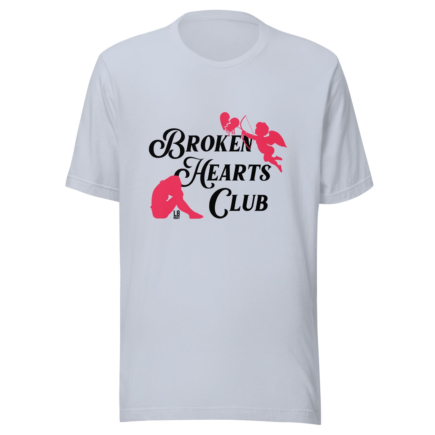 Cupid's "Broken Hearts Club" Unisex t-shirt
