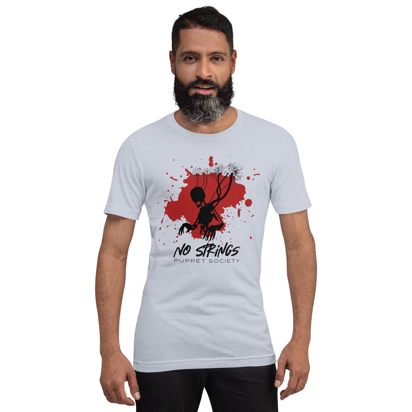 NO STRINGS - Puppet Society Unisex t-shirt