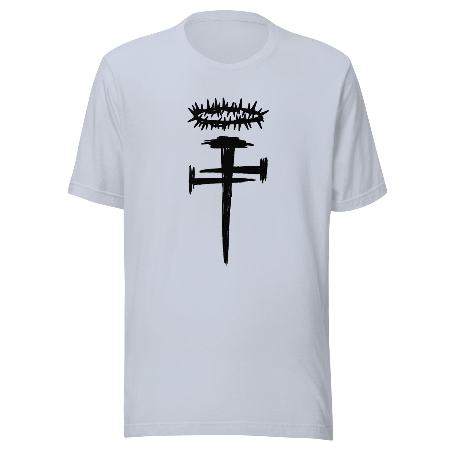 Nail Cross Crown of Thorns Unisex t-shirt