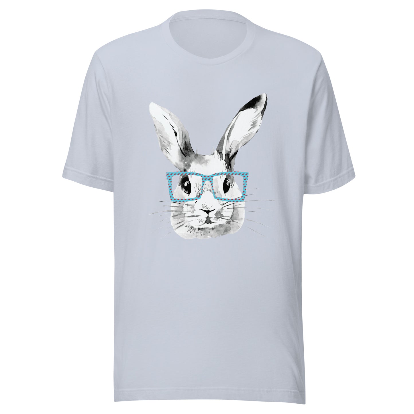 Easter Bunny in glasses Unisex t-shirt