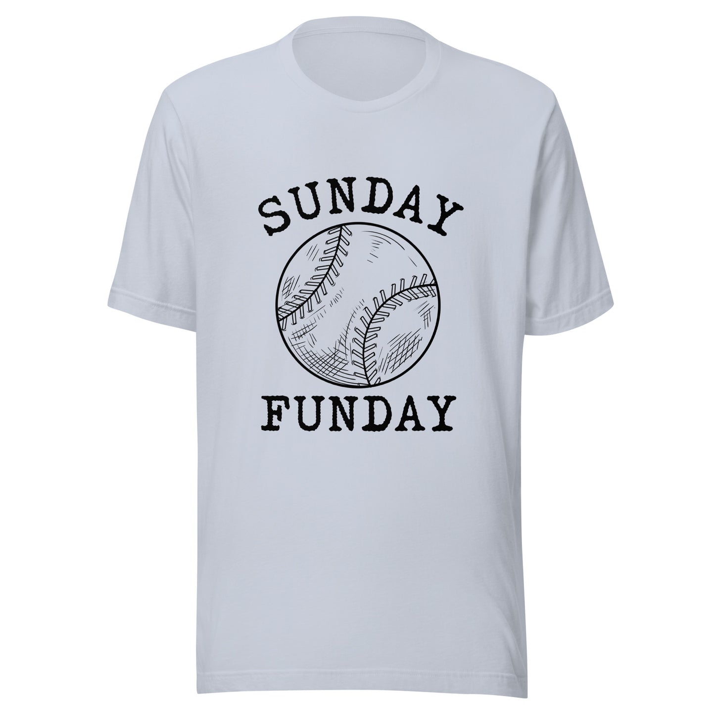 Sunday Funday Baseball Unisex t-shirt