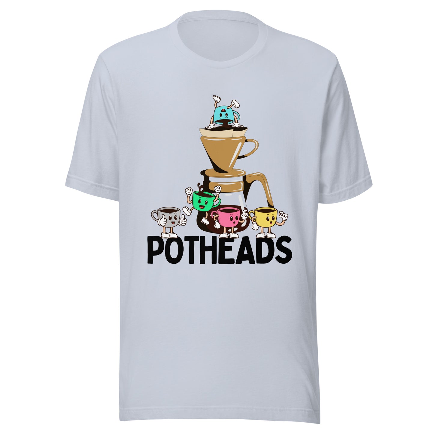 Coffee POTHEADS Unisex t-shirt