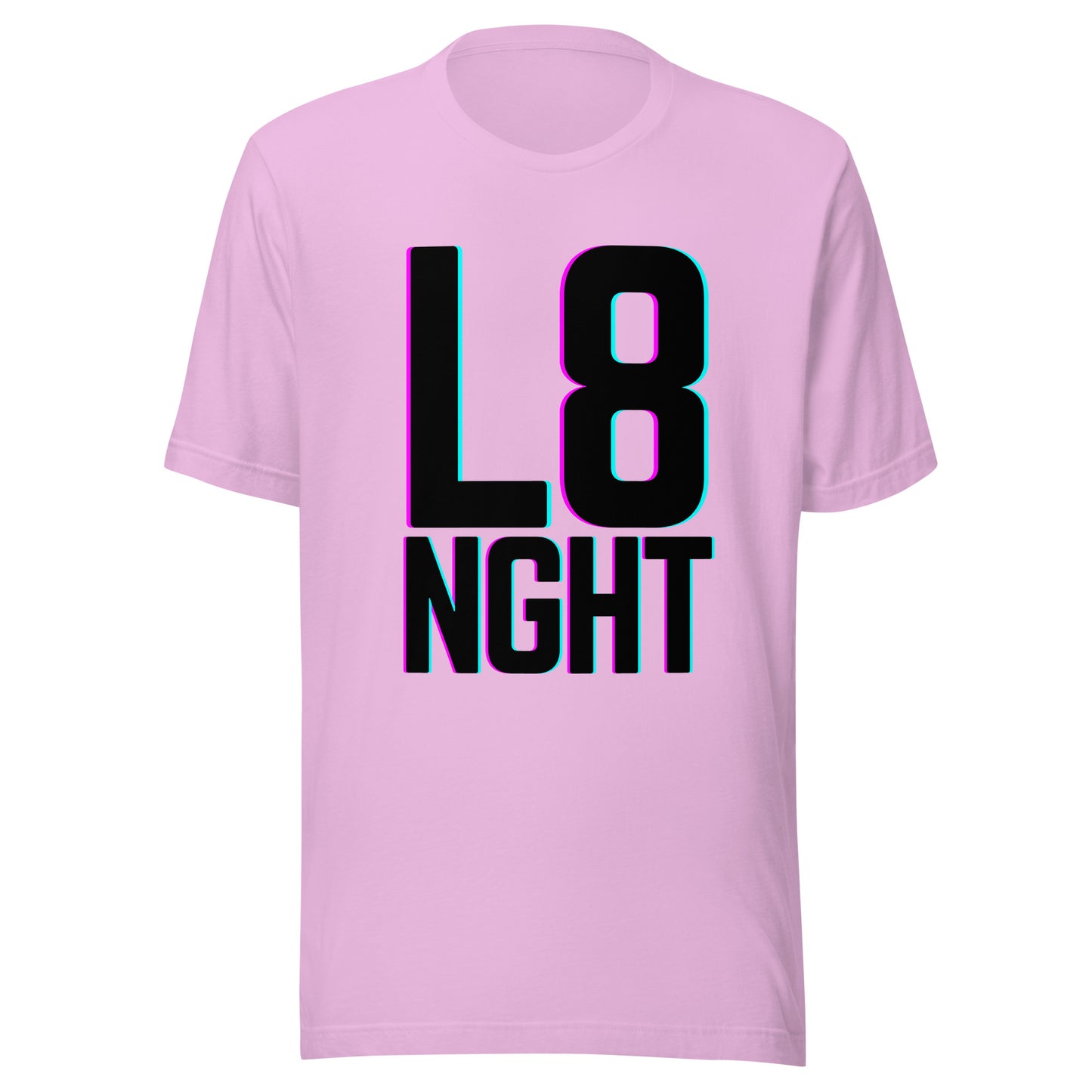 L8NGHT large glitch logo Unisex t-shirt